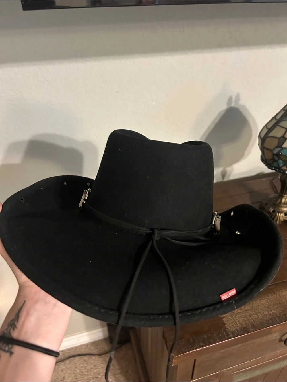 Black Western Wool Bullhide Cowboy Hat